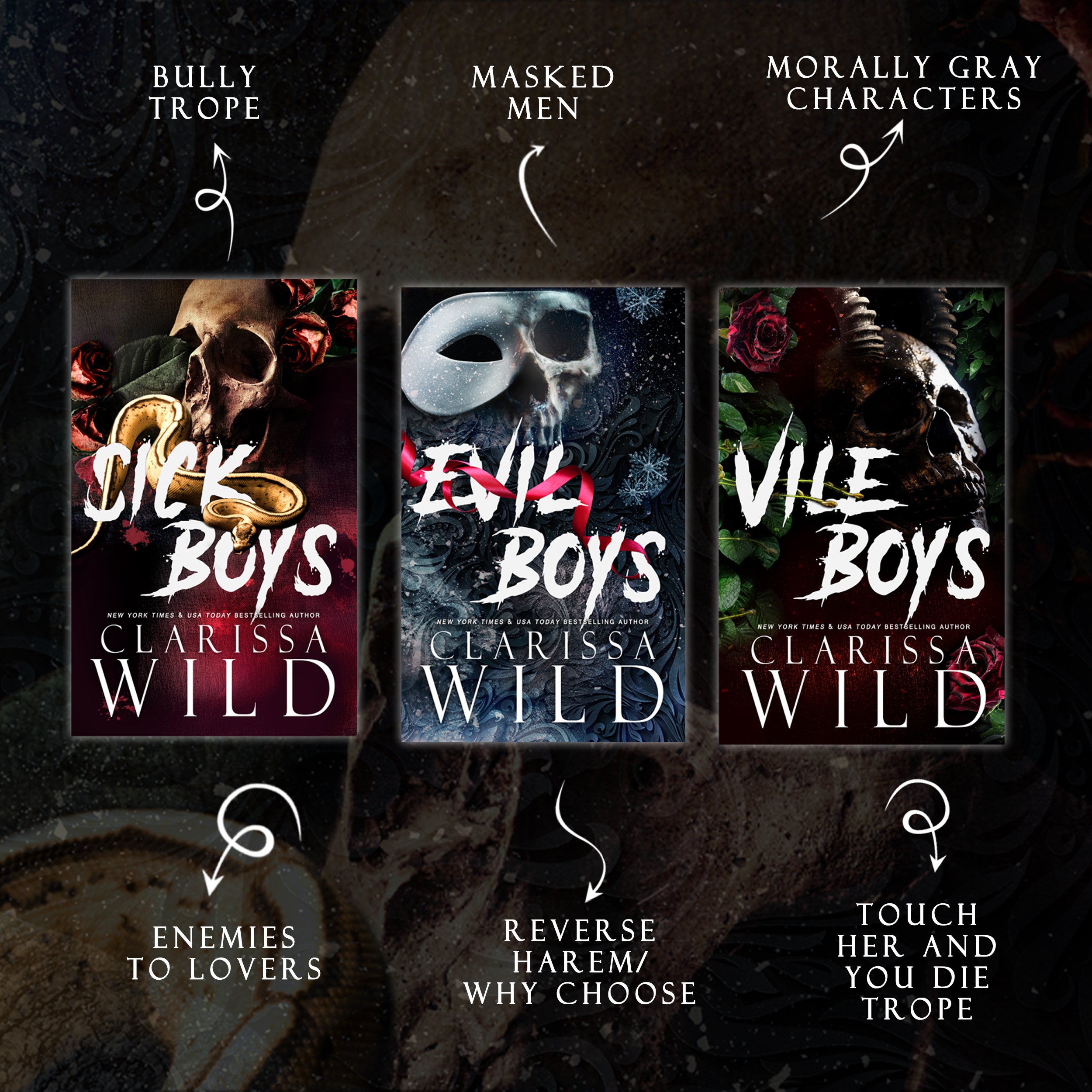 Sick Boys, Evil Boys, Vile Boys - BUNDLE